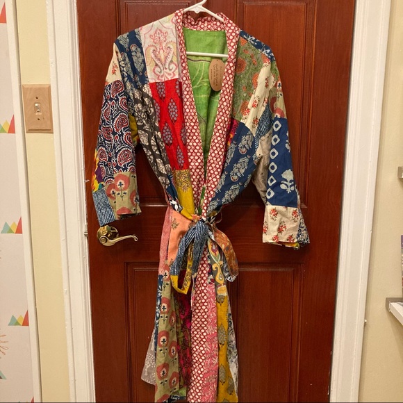 cotton sari robe